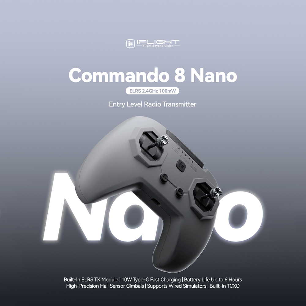 Drone Rc Simulator - IFlight Commando 8 Pemancar Radio Nano