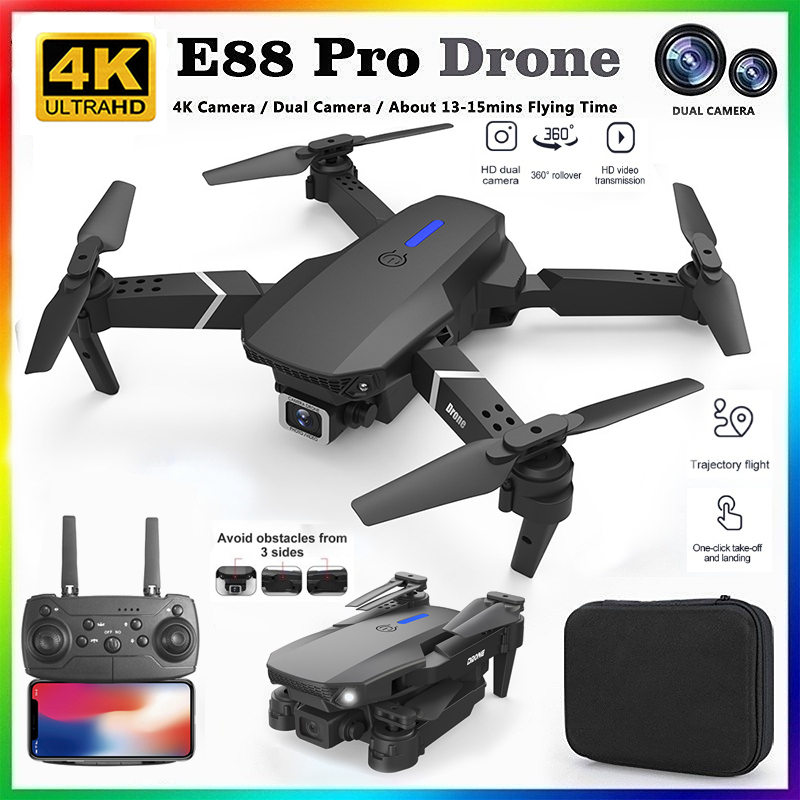 2026 BARU E88 Drone Profesiona - Drone Rc Foldable ulasan dan harga