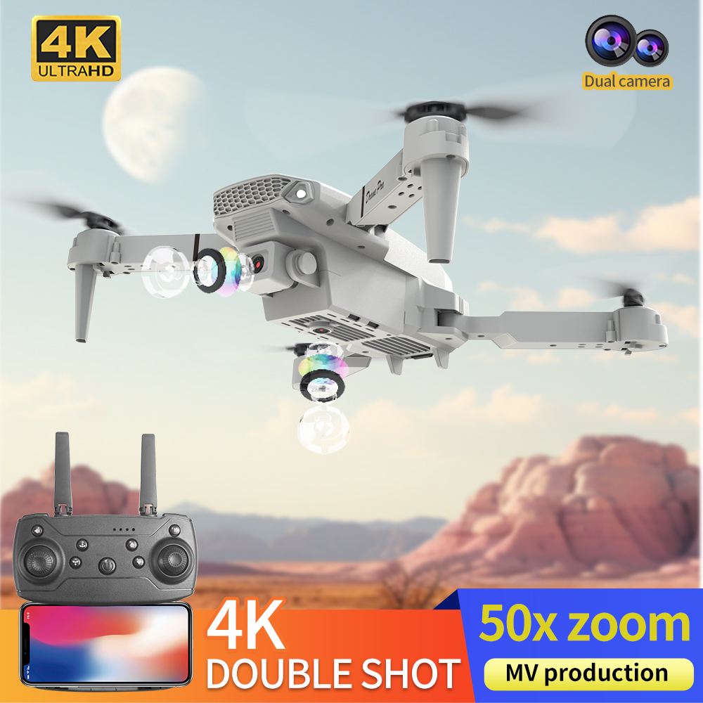 2026 BARU E88 Drone Profesiona - Drone Rc Foldable ulasan dan harga