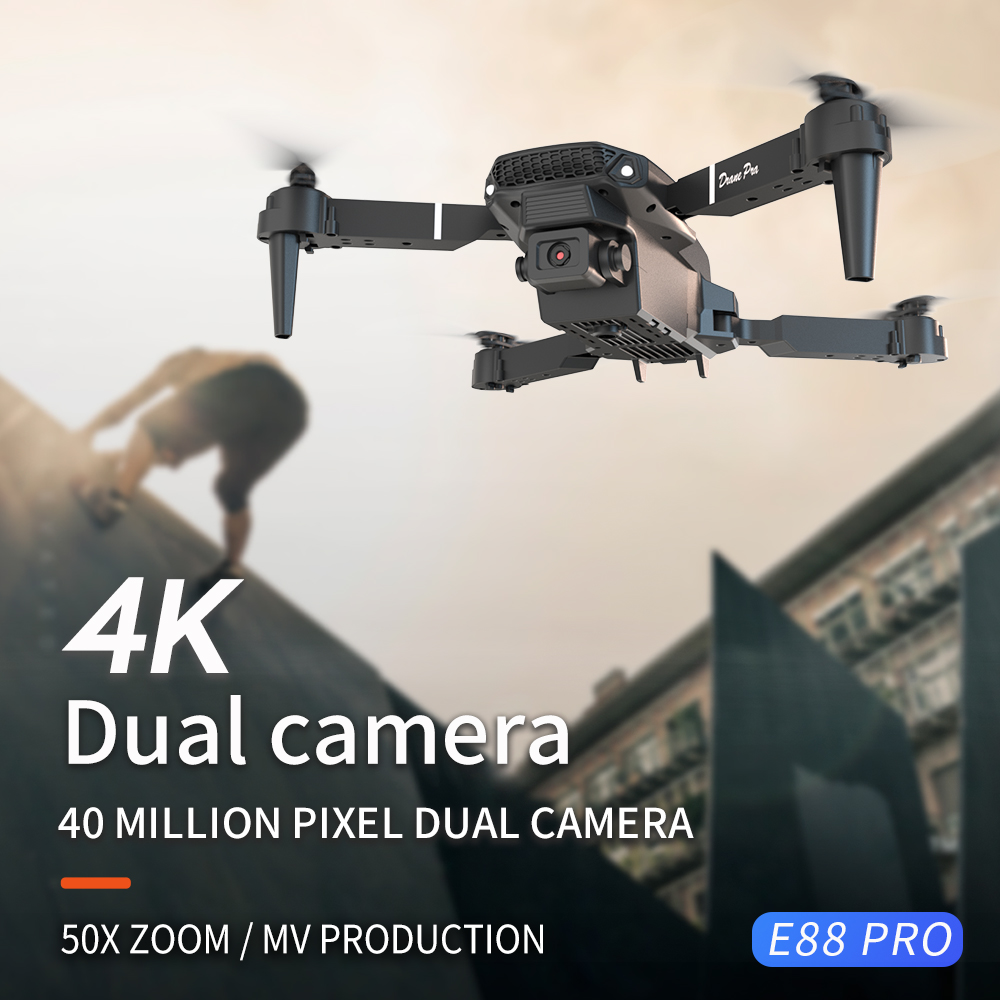 2026 BARU E88 Drone Profesiona - Drone Rc Foldable ulasan dan harga