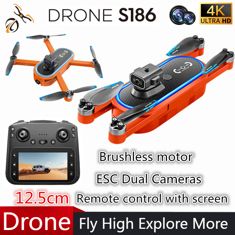 Drone 2025 S186 Profesional 4K - Drone Rc App ulasan dan harga