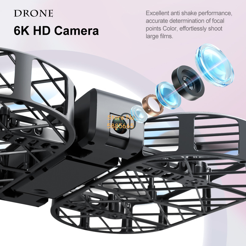 Kamera HD 8K 360 °   Perlindun - Drone Rc App ulasan dan harga