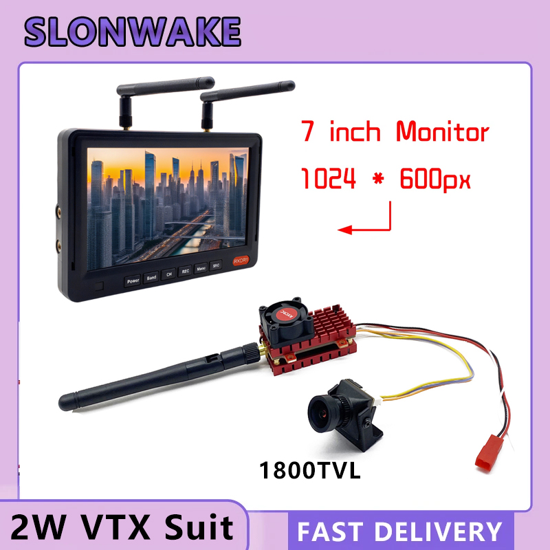 SLONWAKE 5.8G 2W VTX FPV Kamer - Drone Rc Harness ulasan dan harga