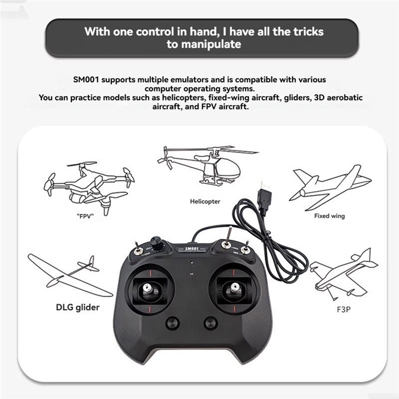 SQPP-FS-SM001 6CH Untuk Drone  - Drone Rc Simulator ulasan dan harga