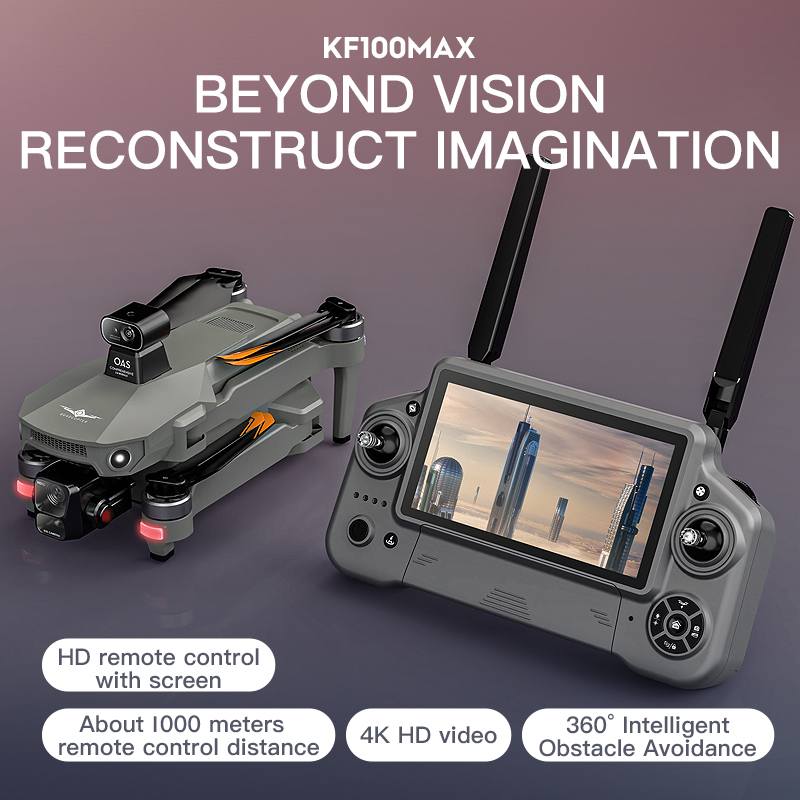 KF100 MAX Drone GPS Kamera 4K  - Drone Rc App ulasan dan harga