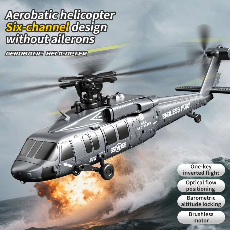 Helikopter RC U9901 2.4G Enam  - Drone Rc Simulator ulasan dan harga