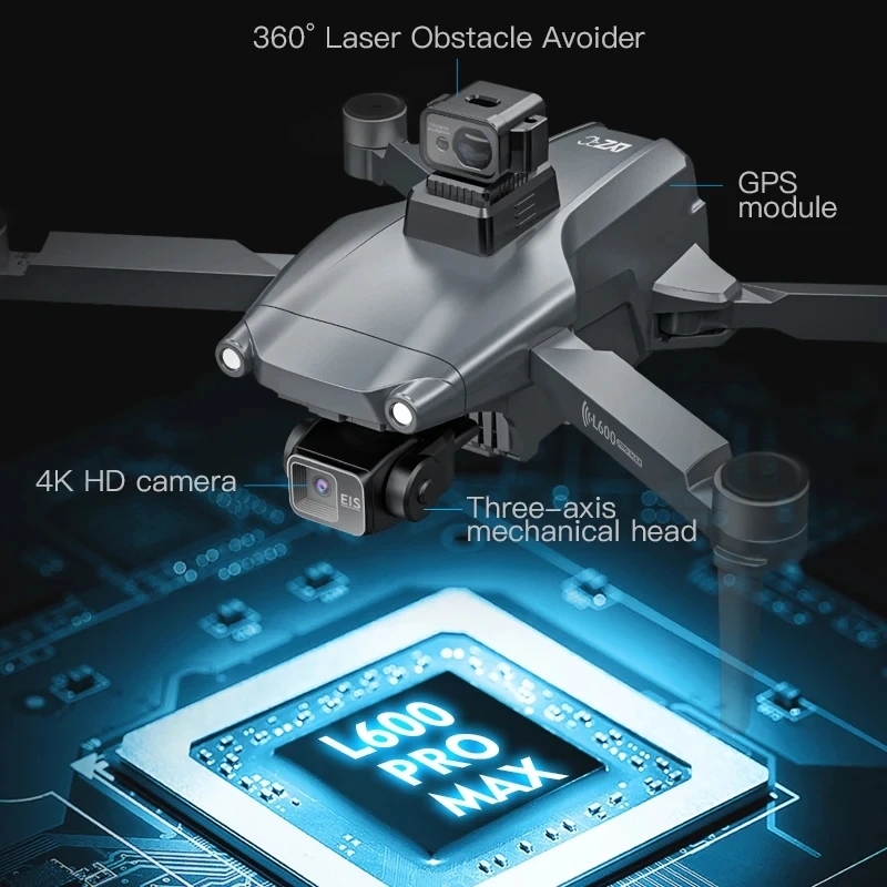 L600 PRO MAX Drone GPS profesi - Drone Rc App ulasan dan harga