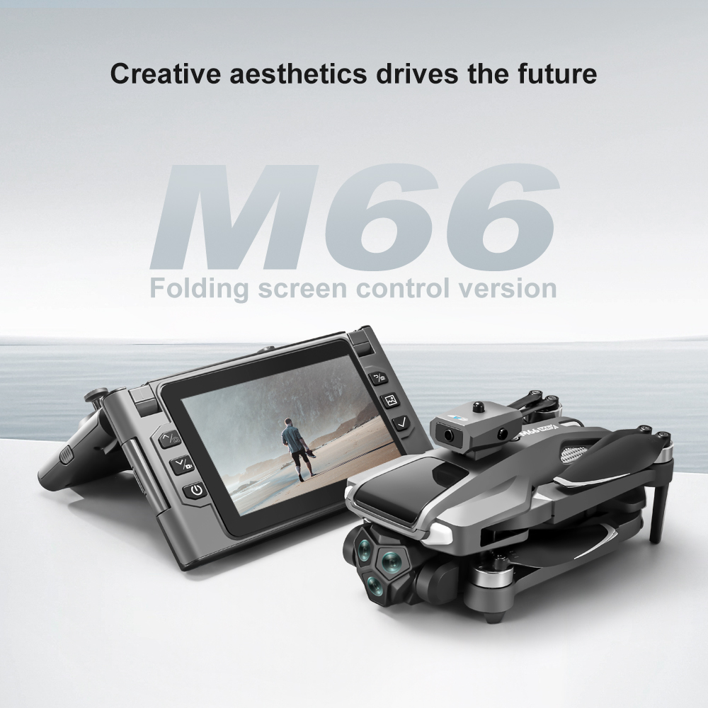 Drone RC Lipat M66 dengan Laya - Drone Rc Foldable ulasan dan harga