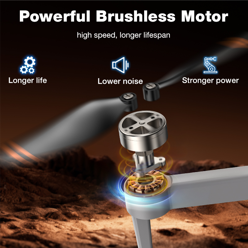 Drone Baru L017 Pro Brushless  - Drone Rc Foldable ulasan dan harga