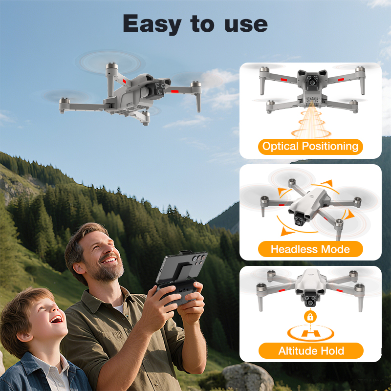 Drone Baru L017 Pro Brushless  - Drone Rc Foldable ulasan dan harga